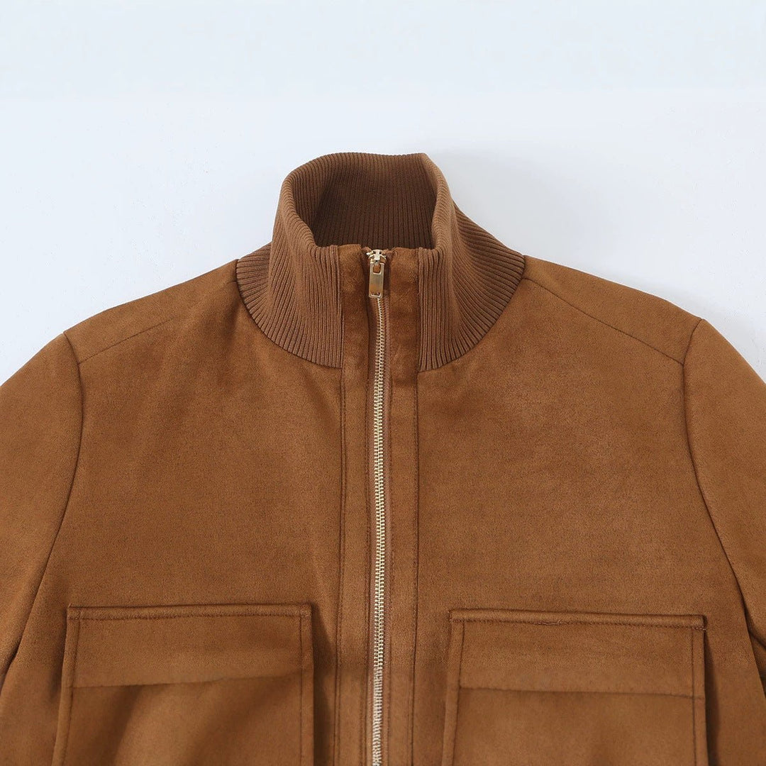Texture pilot pocket flap velvet jacket - Premium Fitness &amp; Activewear for Men &amp; Women|UK