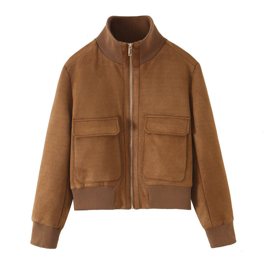 Texture pilot pocket flap velvet jacket - Premium Fitness &amp; Activewear for Men &amp; Women|UK