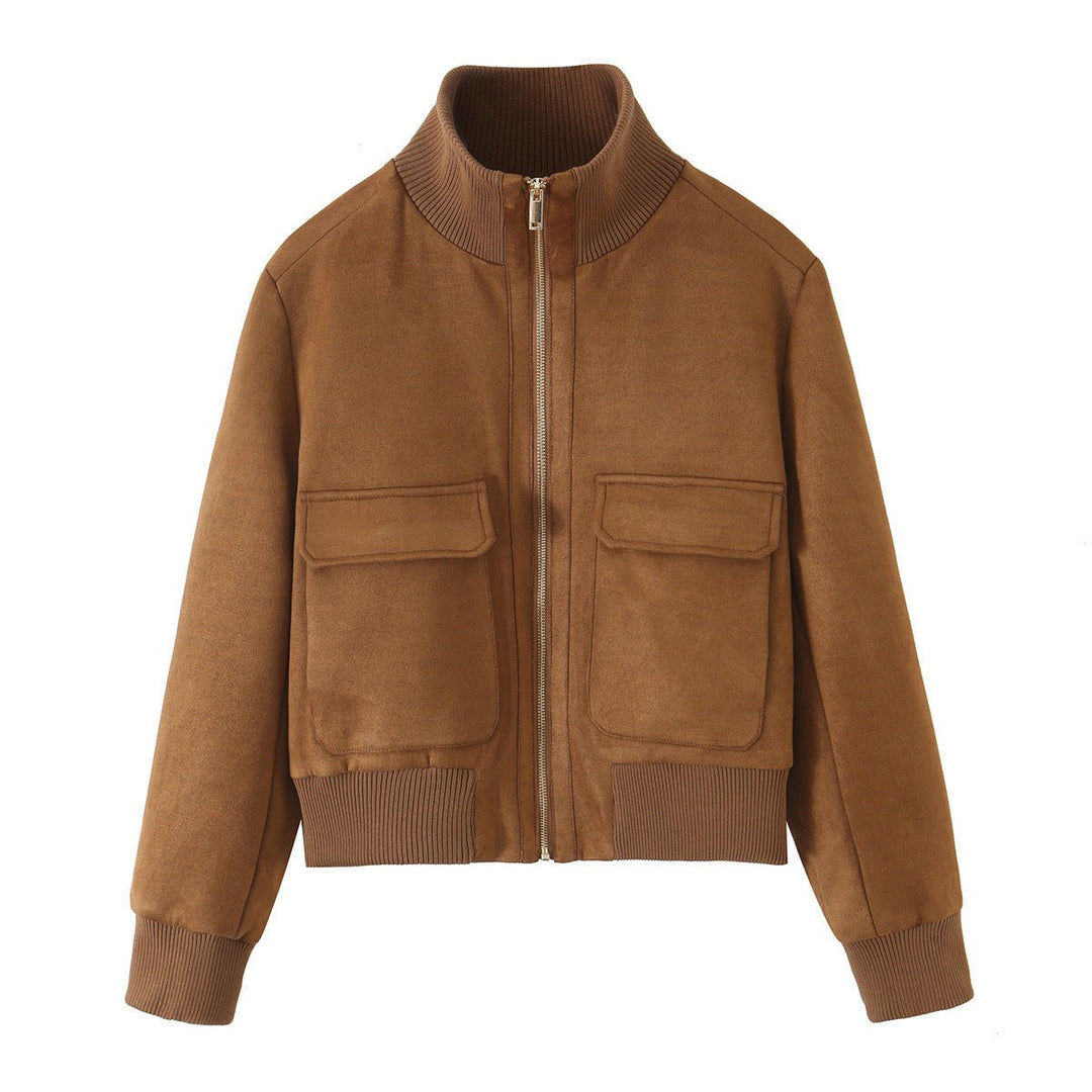 Texture pilot pocket flap velvet jacket - Premium Fitness &amp; Activewear for Men &amp; Women|UK
