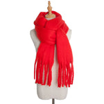Thick Women's Scarf in Mohair Twist Braid, Stylish Plush Winter Accessory for Warmth and Elegance - Allen-Fitness