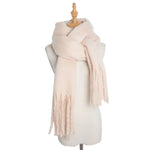 Thick Women's Scarf in Mohair Twist Braid, Stylish Plush Winter Accessory for Warmth and Elegance - Allen-Fitness