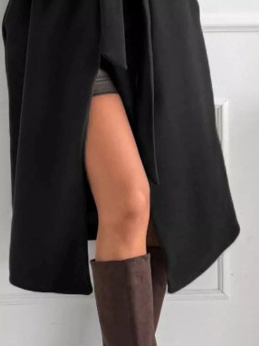 Tie Waist Longline Coat - Allen Fitness | Running Shoes, Leggings &amp; Activewear UK