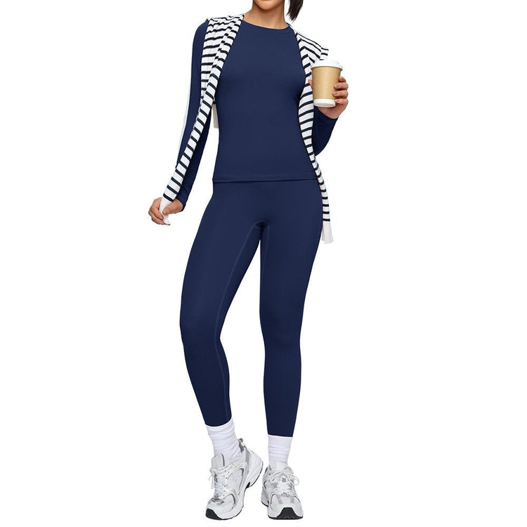 Tight fitting sports long sleeved pants set - Premium Fitness & Activewear for Men & Women|UK