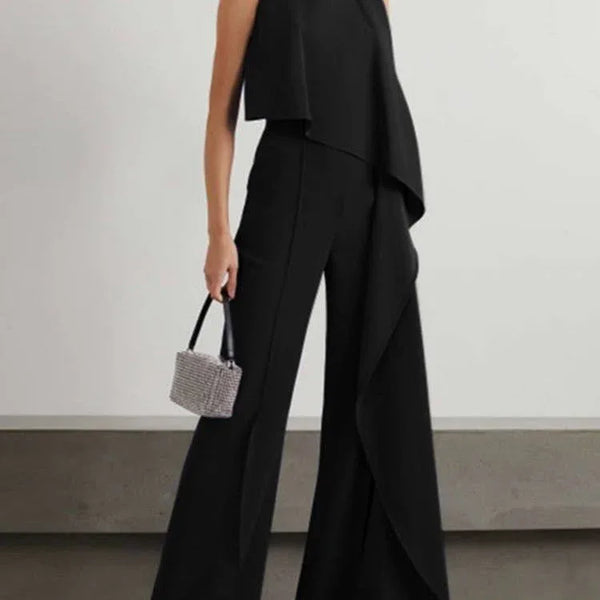 Trendy Women's Zipper Jumpsuit in Solid Colors - Comfy Polyester Romper for Stylish Outings
