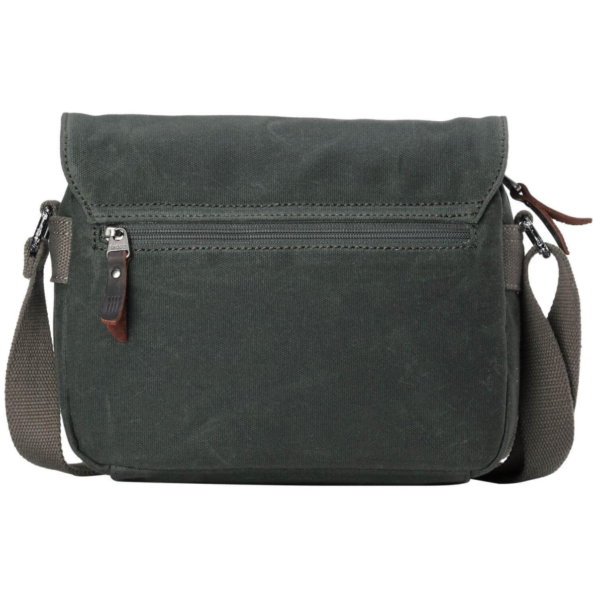 Troop London Heritage Across Body Bag - Durable Canvas with Genuine Leather Trimmings, Spacious and Secure - Allen-Fitness
