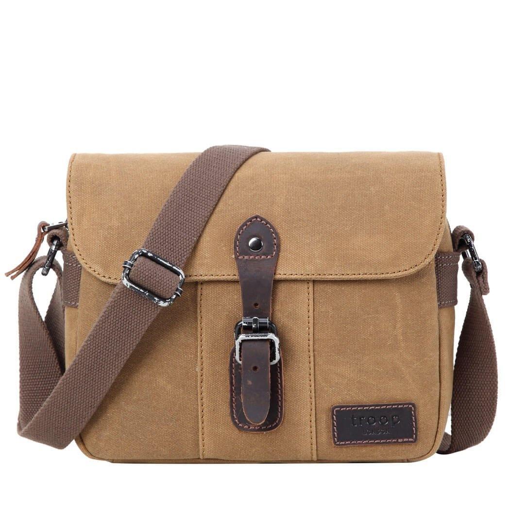Back view of the TRP0440 Heritage Across body Bag with a secure zip pocket for added safety.