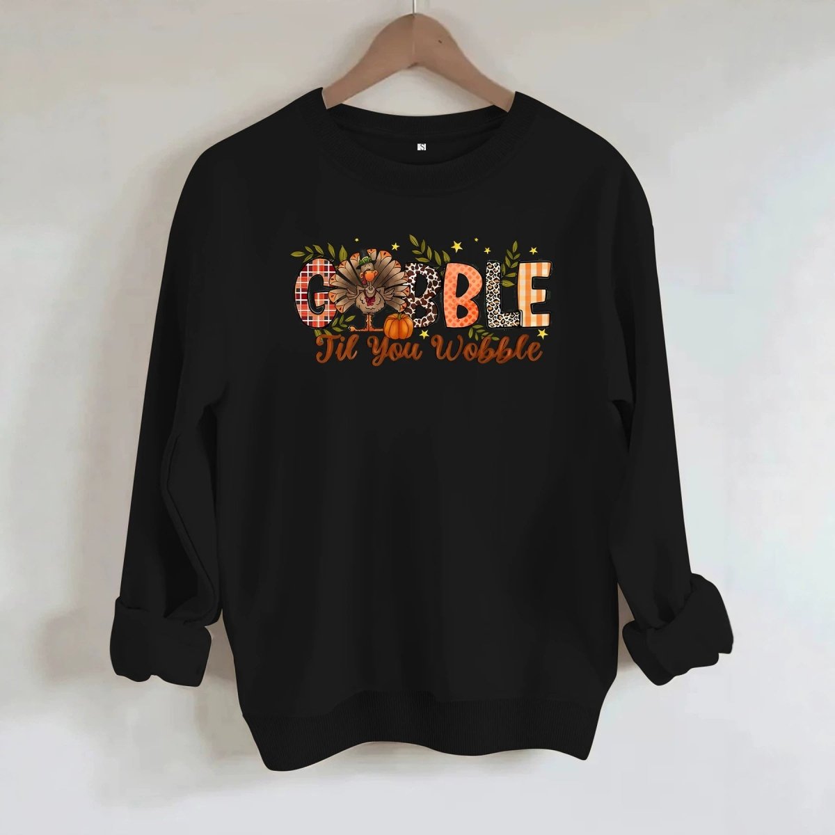 Turkey print loose fleece hoodie - Premium Fitness & Activewear