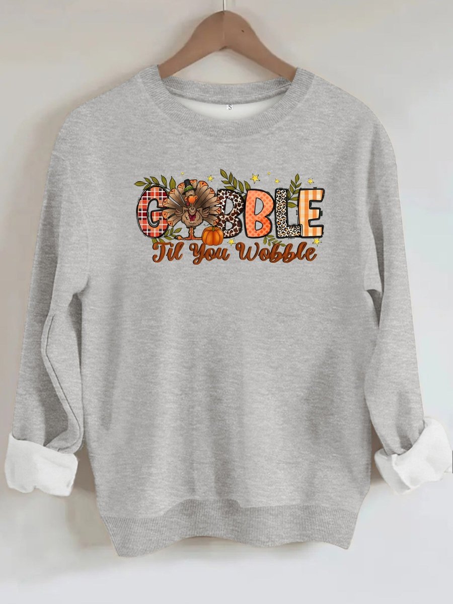 Turkey print loose fleece hoodie - Premium Fitness & Activewear