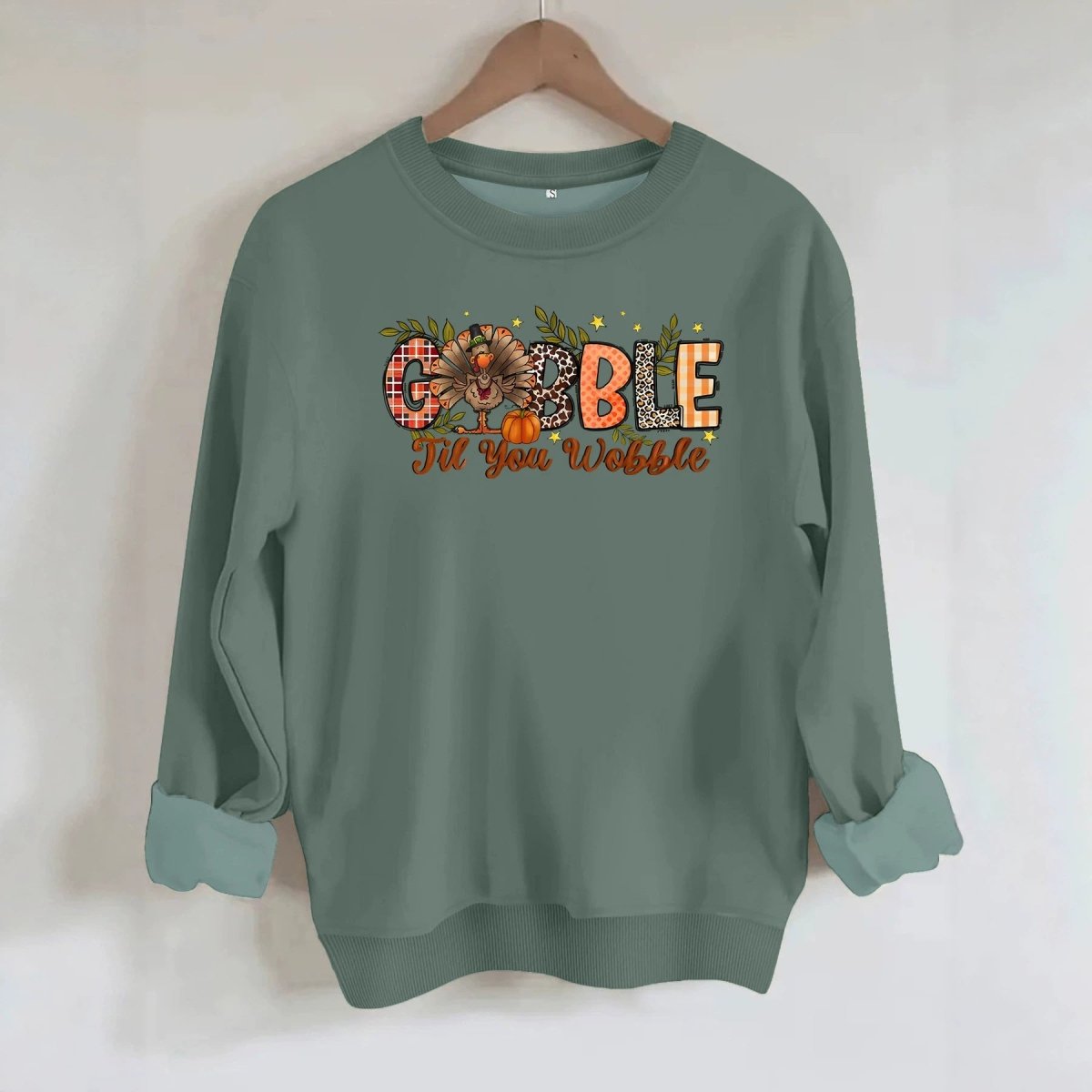 Turkey print loose fleece hoodie - Premium Fitness & Activewear