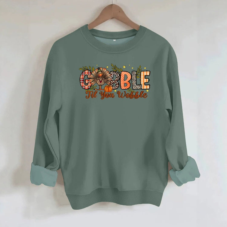 Turkey print loose fleece hoodie - Premium Fitness & Activewear