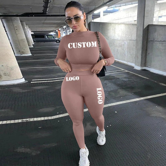 Two Piece Workout Set for Women - Long Sleeve Yoga Fitness Outfit for Comfortable Performance - Allen - Fitness