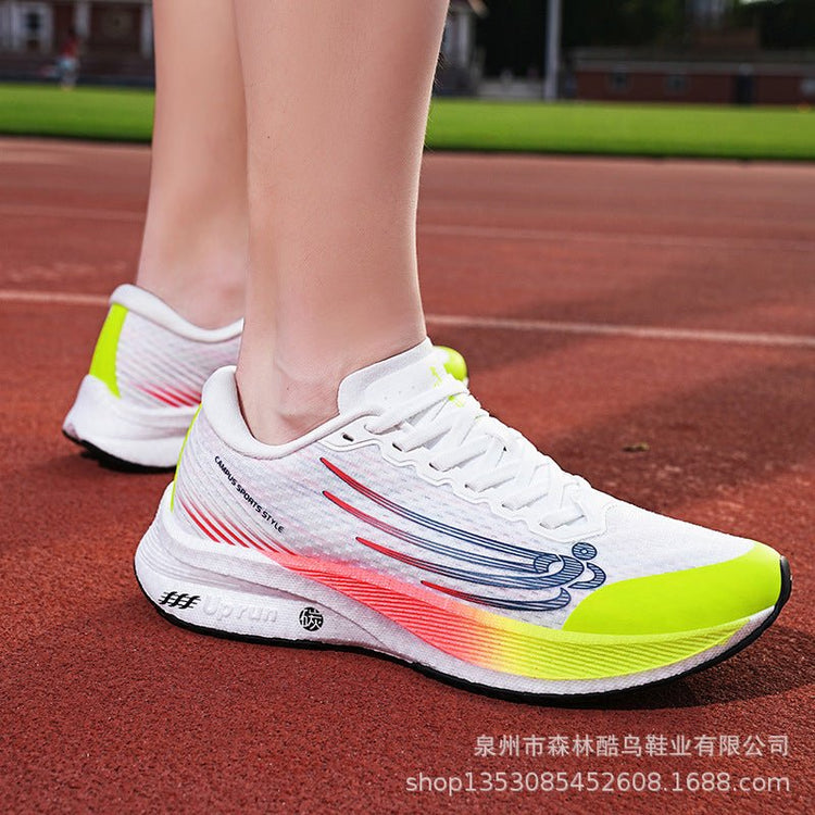 Uprun space flying man full palm carbon plate shock absorption racing running shoes professional marathon running shoes breathable body Test shoes - Premium Fitness & Activewear