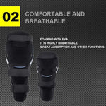 VEMAR 4PCS Motorcycle Elbow Knee Pads Protector Set with Adjustable Fit - Black - Allen-Fitness