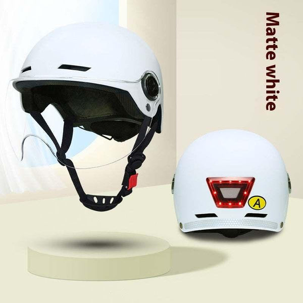 Voice Smart Bluetooth Accessible Phone Warning Light Helmet