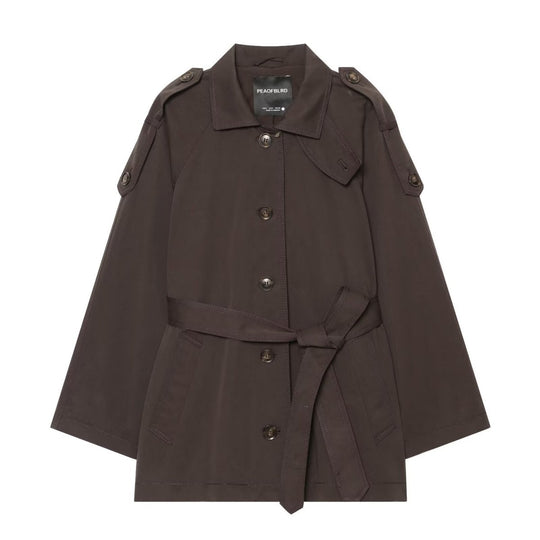 Waist up collar windbreaker coat for women - Premium Fitness &amp; Activewear for Men &amp; Women|UK