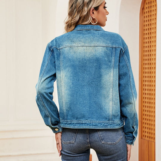 Washed Denim Jacket – Women&