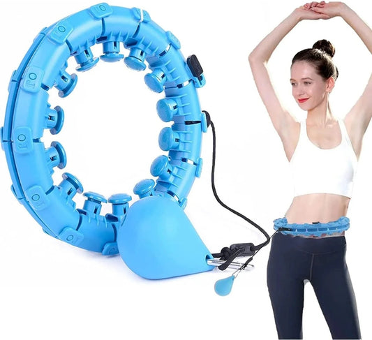 Weighted Hula Hoop – Adjustable Fit Hoop for Weight Loss - Allen - Fitness