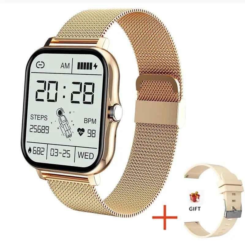 Women and Men Smart Watch Fitness Tracker 1.69" Colour Screen Full Fitness Tracker for Android iOS + Box - Allen-Fitness