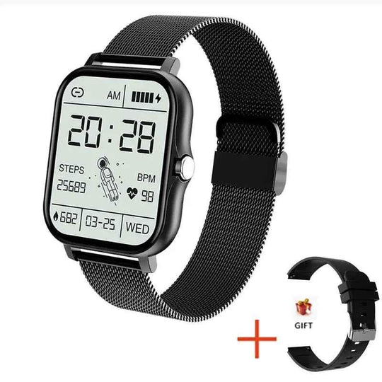 Women and Men Smart Watch Fitness Tracker 1.69" Colour Screen Full Fitness Tracker for Android iOS + Box - Allen-Fitness