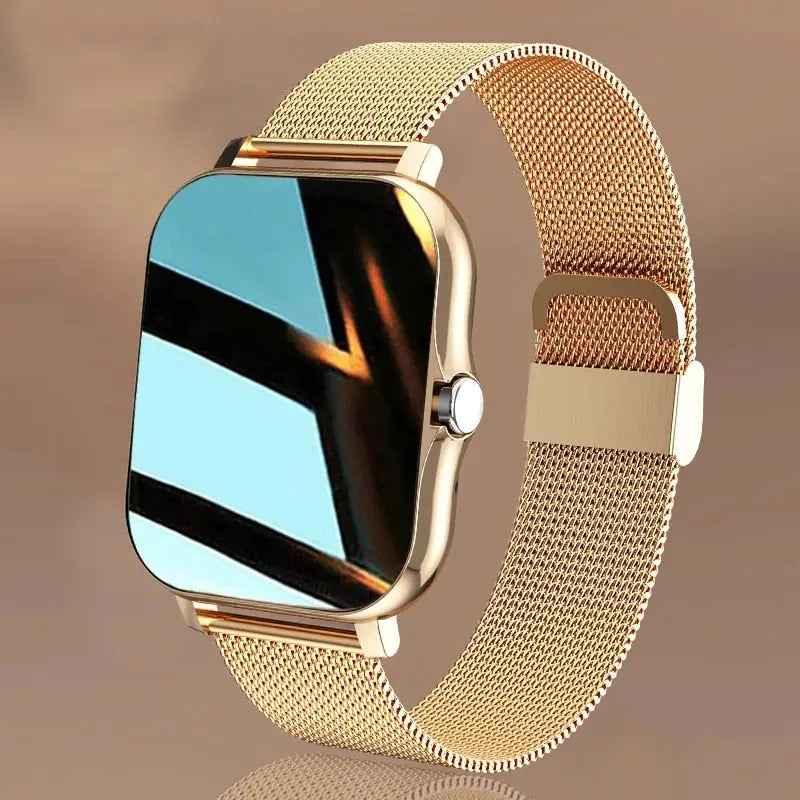 Women and Men Smart Watch Fitness Tracker 1.69" Colour Screen Full Fitness Tracker for Android iOS + Box - Allen-Fitness