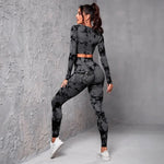 Women Fitness Sportswear Suit - Stylish Casual Wear with Premium Chemical Fiber Blend - Allen-Fitness