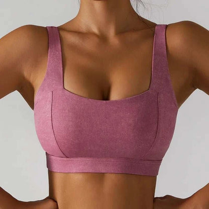 Women High Waist Legging Sports Bra Gym Wear Yoga Suit Tennis Wear Fitness Sets - Allen - Fitness