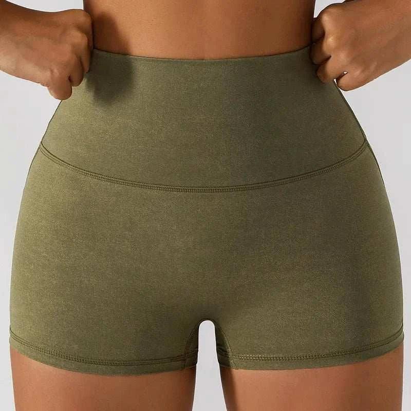 Women's Gym Wear 5 Piece Solid Seamless Compression Set with High Waist Leggings and Sports Bra - Allen-Fitness