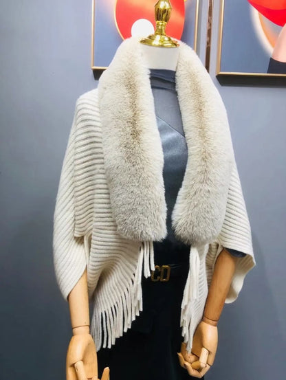 Women's Fashion Coat: Personalized Cashmere Knitted Cardigan with Monochrome Pattern, Warm & Stylish - Allen - Fitness