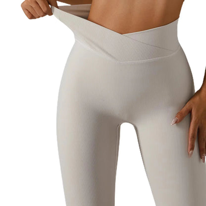 Women’s High Waist Yoga Pants Set, Sports Bra & Tummy Control Tank Top, Breathable & Quick Dry - Allen - Fitness