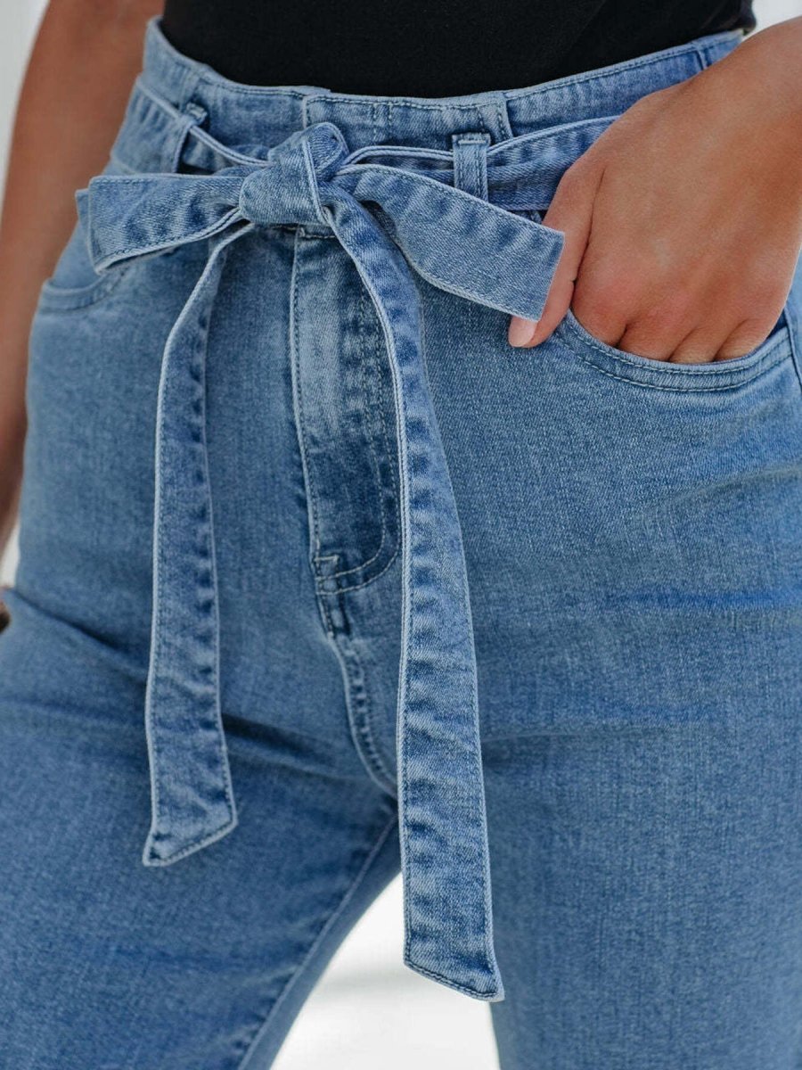 Women's Classic Blue Jeans Pants - Allen Fitness | Running Shoes, Leggings & Activewear UK
