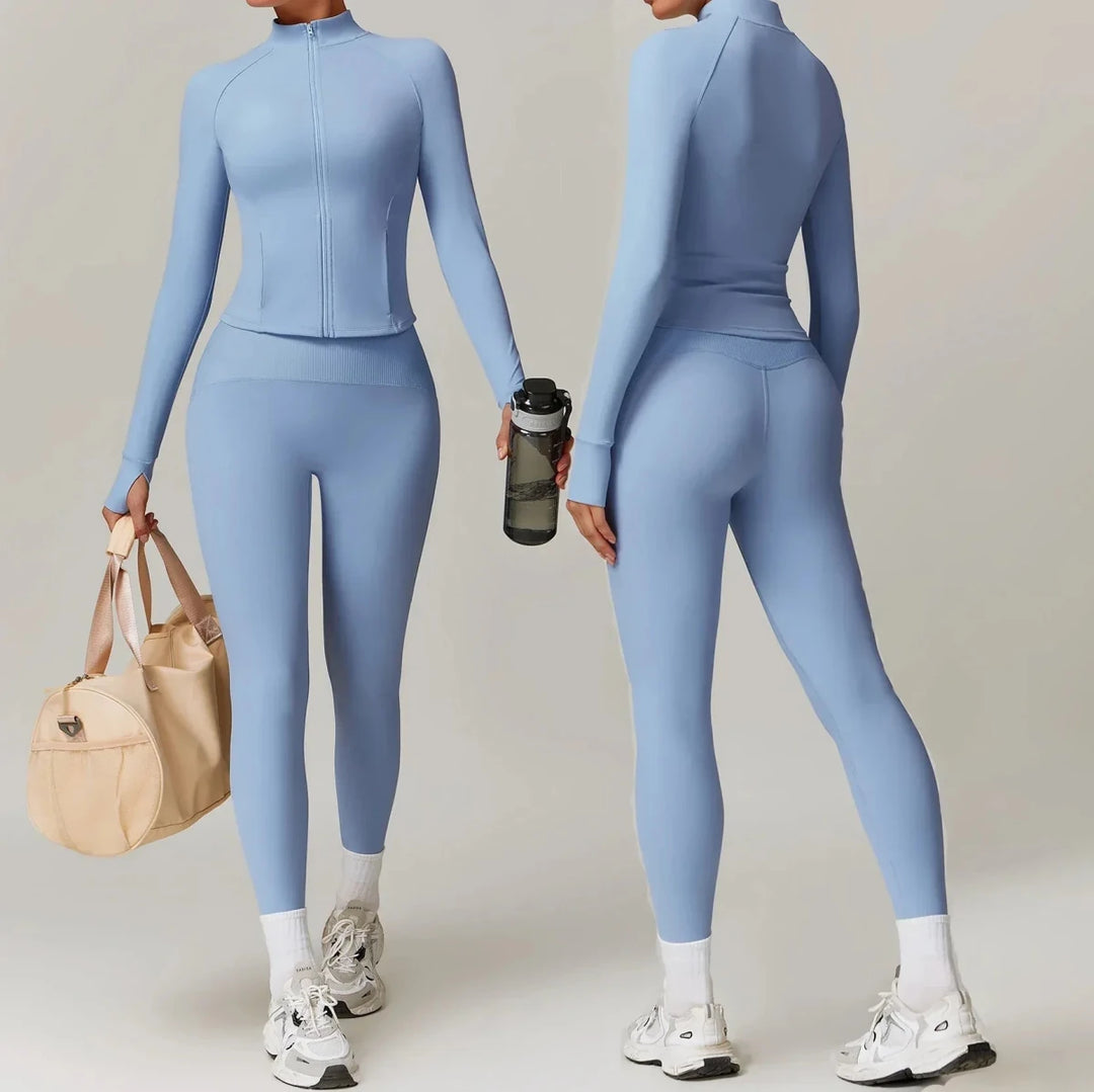 Women’s Leggings &amp; Sportswear Set – Quick Dry, Workout &amp; Athleisure Outfit - Allen-Fitness