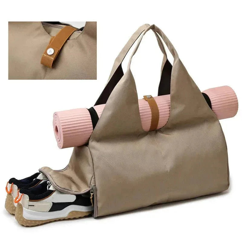 Women's Gym Bag - Waterproof Multi-Purpose Sports Bag with Shoe Pocket for Travel & Yoga - Allen-Fitness