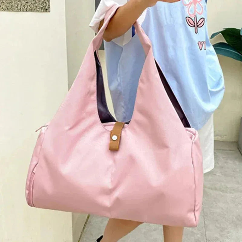 Women's Gym Bag - Waterproof Multi-Purpose Sports Bag with Shoe Pocket for Travel & Yoga - Allen-Fitness