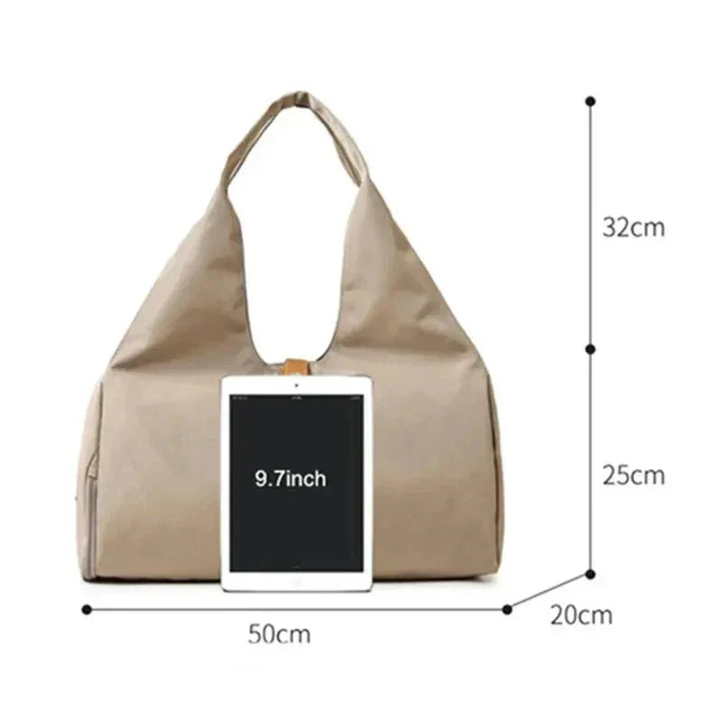 Women's Gym Bag - Waterproof Multi-Purpose Sports Bag with Shoe Pocket for Travel & Yoga - Allen-Fitness