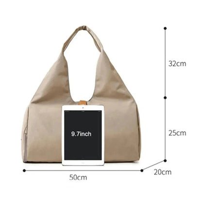 Women'S Multi - Purpose Sports Bag - Waterproof with Shoe Pocket for Yoga, Gym, and Travel - Allen - Fitness