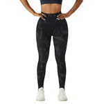 Women's Quick-Drying Leggings - Camouflage Peach Hip Raise Fitness Pants for Active Wear - Allen-Fitness