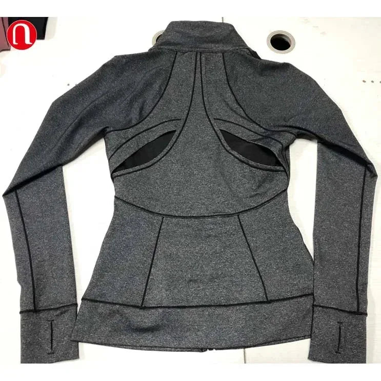 Women's Running Jackets - Long Sleeve Yoga Fitness Workout Jacket for Active Women - Allen-Fitness