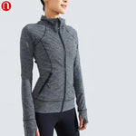 Women's Running Jackets - Long Sleeve Yoga Fitness Workout Jacket for Active Women - Allen-Fitness