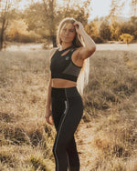 Women's Seamless Gym Leggings - High Waisted, Breathable, 4-Way Stretch for Summer Activities - Allen-Fitness