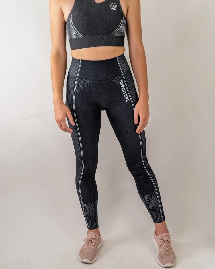 Women's Seamless Gym Leggings - High Waisted, Breathable, 4-Way Stretch for Summer Activities - Allen-Fitness