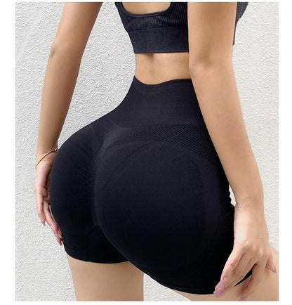 Women's Seamless Gym Shorts - Butt Lifting, Quick Dry, Stylish Fit for Summer & Spring - Allen - Fitness