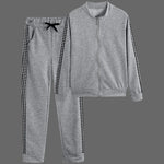 Women's Set Tracksuit Long Sleeve Sportswear ZIp Sweatshirt Pants Suit Two Piece Set Outfits - Allen-Fitness