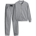 Women's Set Tracksuit Long Sleeve Sportswear ZIp Sweatshirt Pants Suit Two Piece Set Outfits - Allen-Fitness