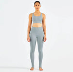 High-Waisted Womens Sports Leggings Set - Stay Comfortable and Dry - Allen-Fitness