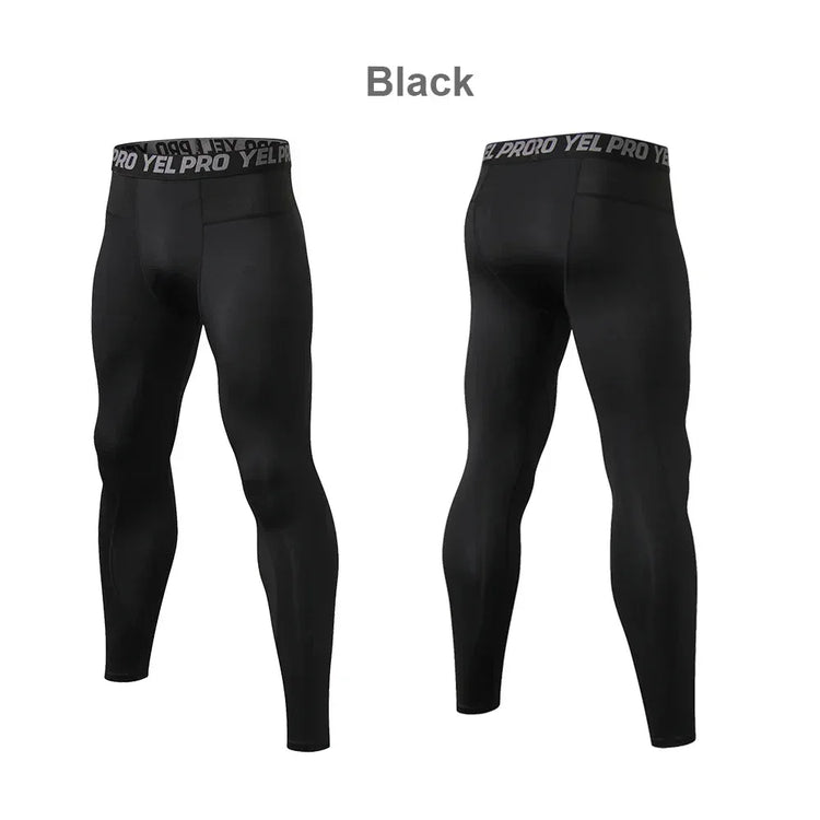 Yoga Leggings For Men - Quick Dry, Seamless Design, High Elasticity For Bike Riding And Gym - Allen-Fitness