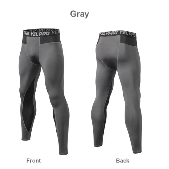 Yoga Leggings For Men - Quick Dry, Seamless Design, High Elasticity For Bike Riding And Gym - Allen-Fitness