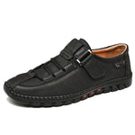 Handmade Men's Leather Loafer Moccasins: Breathable Slip-On Boat Shoes - Allen-Fitness