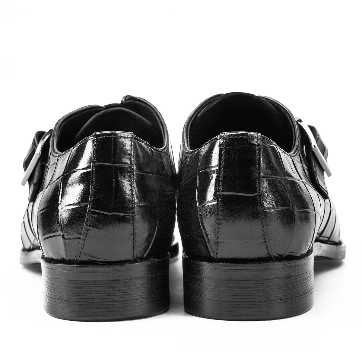 Breathable Genuine Leather Lace-Up Business Shoes for Men - Allen-Fitness