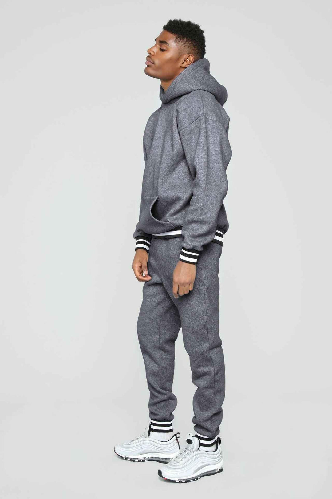 High Quality Men Sweatsuits Set with Blank Design - Premium Comfort &amp; Style - Allen-Fitness