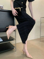 Comfortable Lady Shoes - DEleventh Women's Dress High Heel Pointed Pumps - Thin Heels - Luxury Short Heels [75-100 characters] - Allen-Fitness